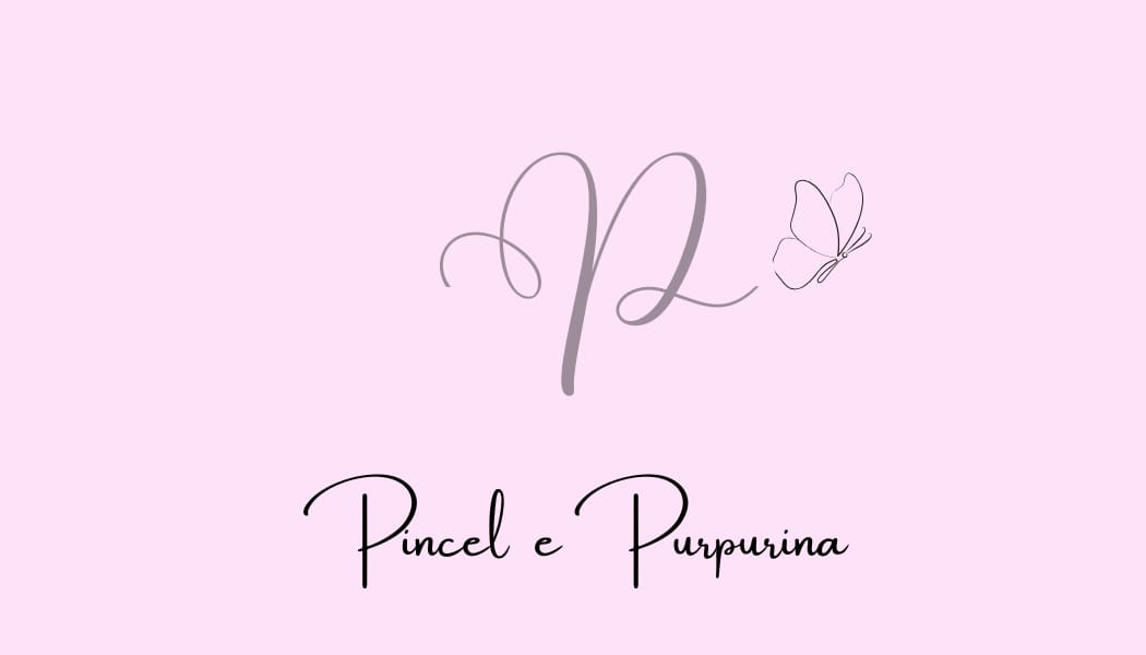 pincel e purpurina